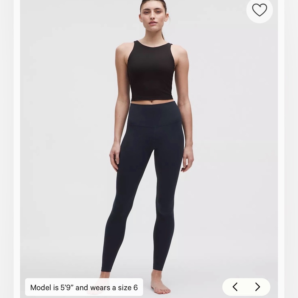 Lululemon  navy leggings size 6